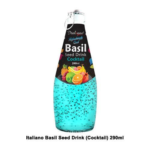 Italiano Basil Seed Drink Cocktail