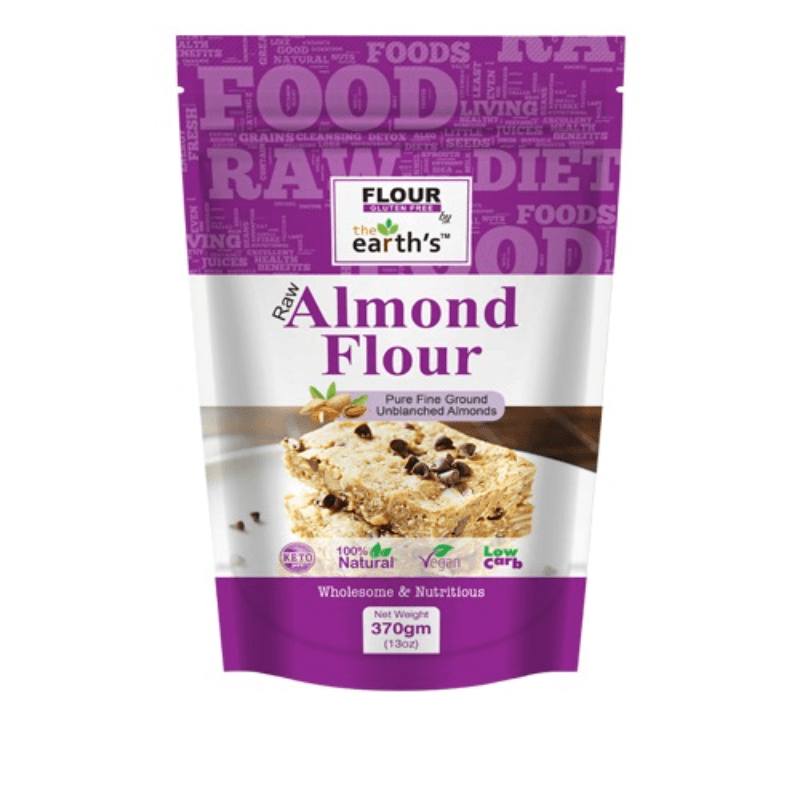 Earth's Almond Flour Raw 370gm(G/Free)